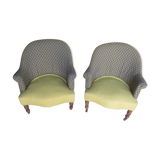Pair of chairs style Napoleon III revisited