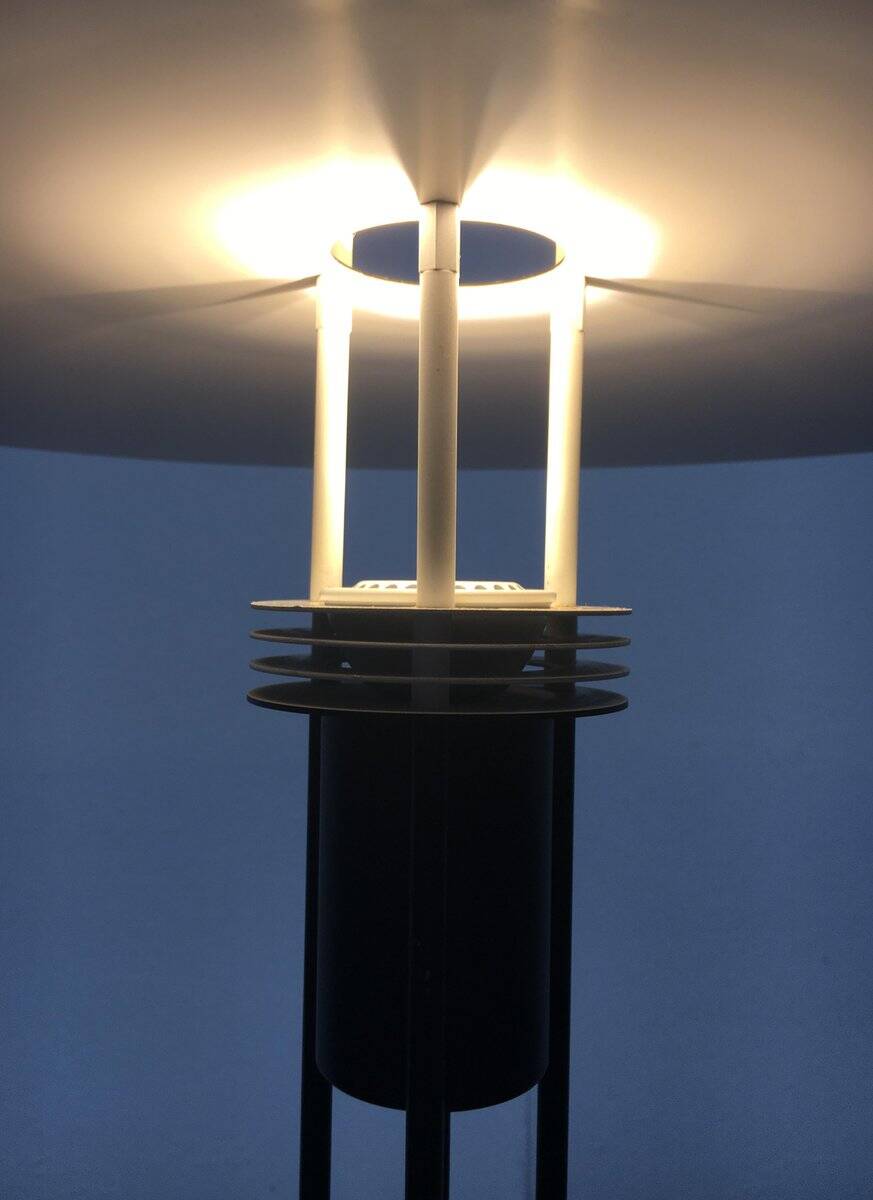 Lampe de table métallique danoise vintage de Frandsen