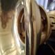 Brass marine suspension "Old River" — Vintage table lamp