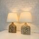 Pair of large Soholm ceramic lamps by Haico Nitzsche, Denmark