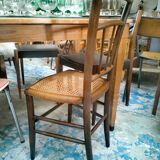 Chaise de bistrot cannée