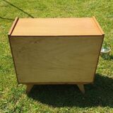 Compass feet chest of drawers