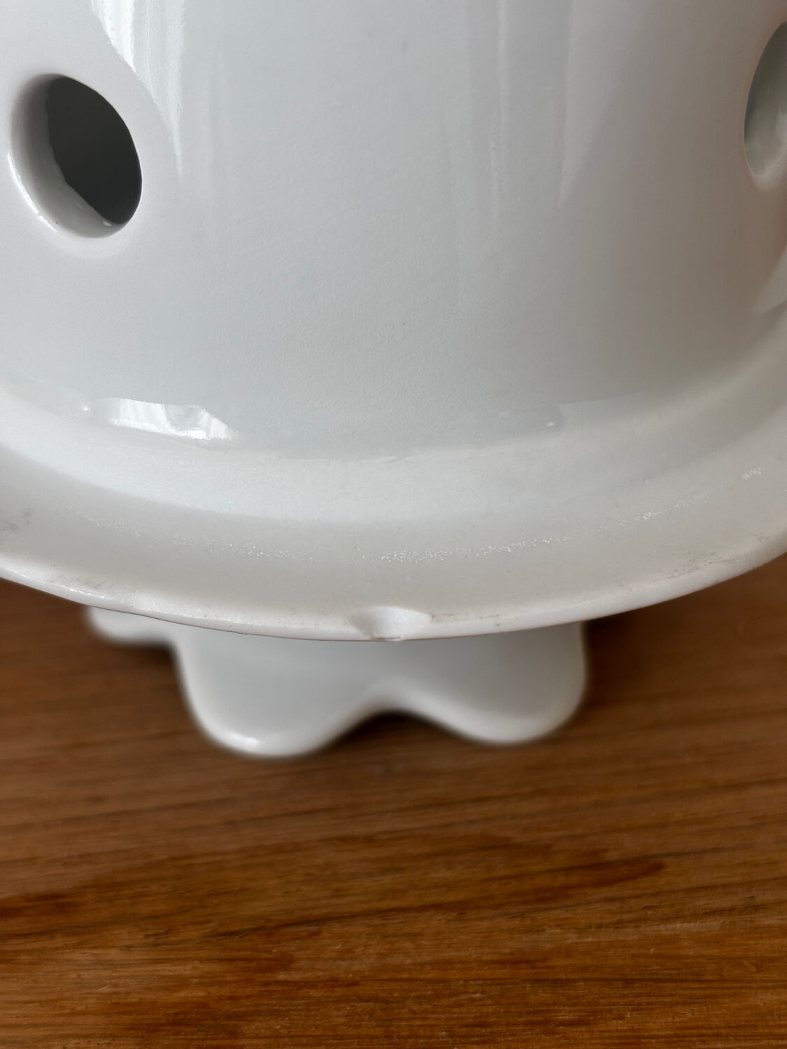 White water butter dish