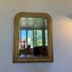Vintage Louis Philippe mirror with antique gold beveled glass