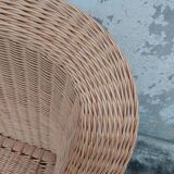 Rattan armchair manufacture 1950 large model