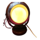 Brown vintage eyeball lamp Space Age – 1970s