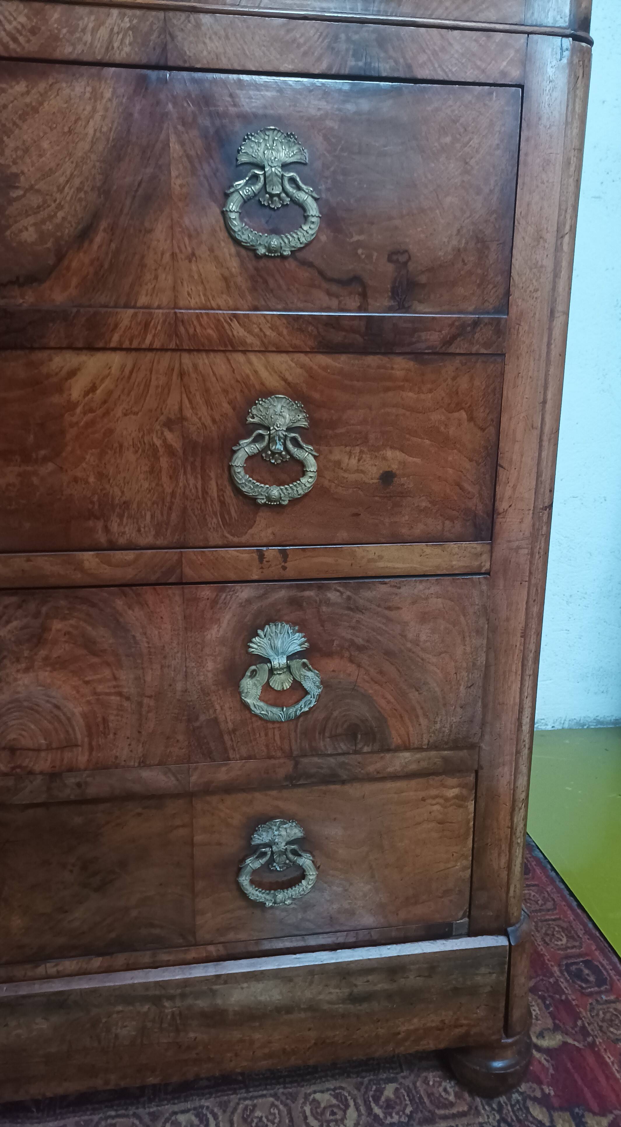 Charles X period chest of drawers