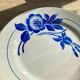 Lot of 5 plates Digoin Sarreguemines model Flora