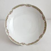 Antique Vierzon porcelain compote dish, A. Hache & cie, Art Nouveau
