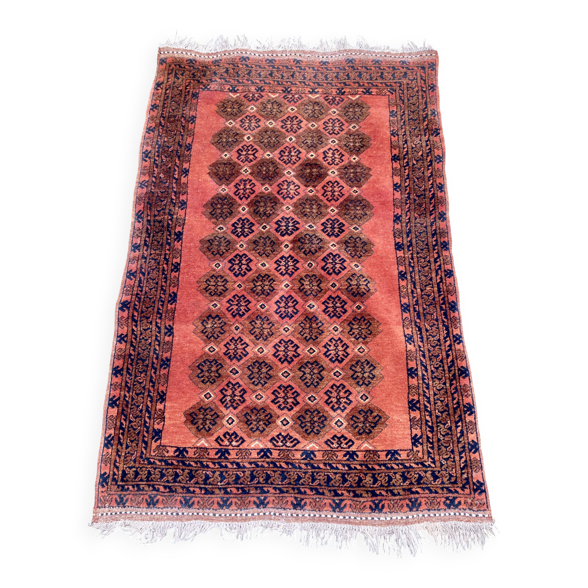 Afghan wool rug - 105 x 165