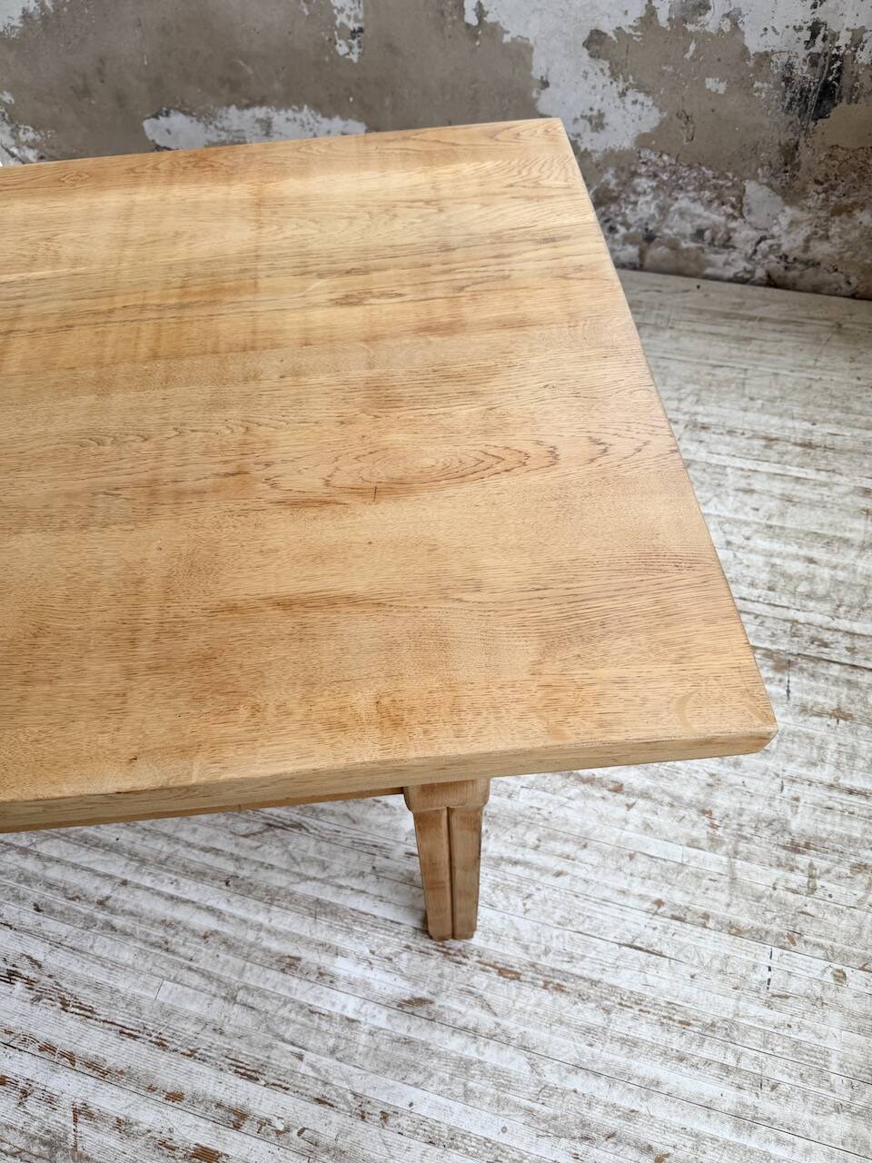 Ancienne table de ferme en chêne