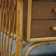 Bureau en rotin vintage