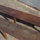 Set de 2 bancs de ferme