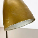 Lampe de table kalmar style hollywood regency brass table light, autriche, années 1950