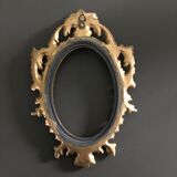 Golden baroque frame