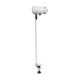 Modern Bauhaus style lamps in white, ideal for the library or study.