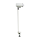 Modern Bauhaus style lamps in white, ideal for the library or study.
