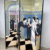 Vintage design room divider paravan 'ballroom'
