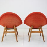 1960s Pair of Miroslav Navratil Armchairs, Czechoslovakia