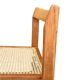 Set of 4 vintage chairs in solid ash and cane
