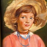Portrait d'une jeune fille.