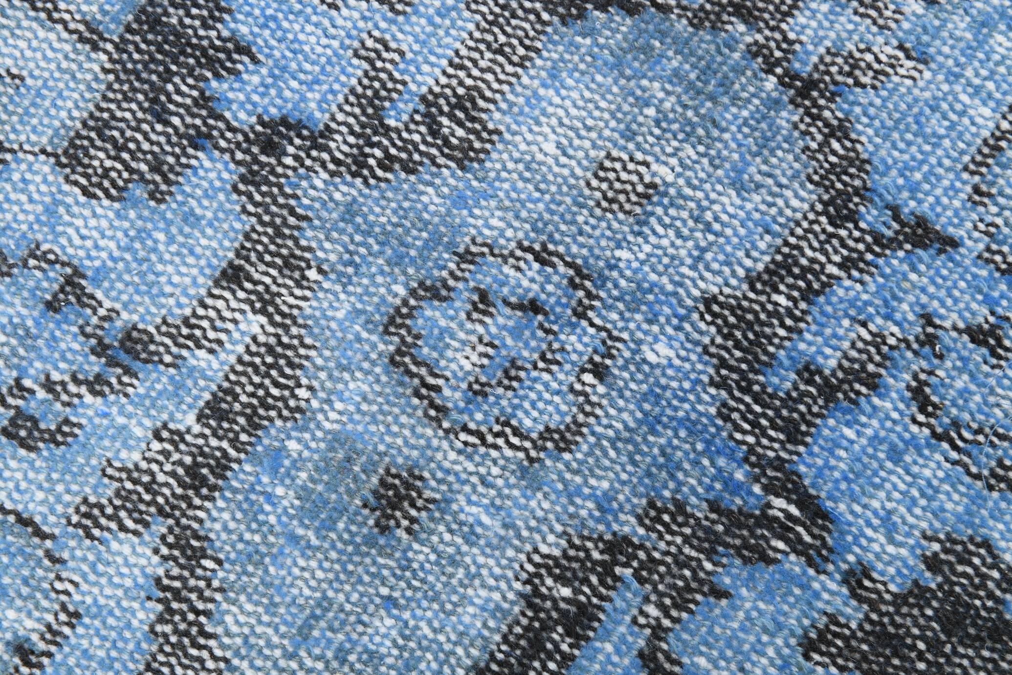 5x8 Shades Of Blue Soft Pastel Vintage Rug, 155x252Cm SK 4004