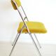 70s chrome folding chair