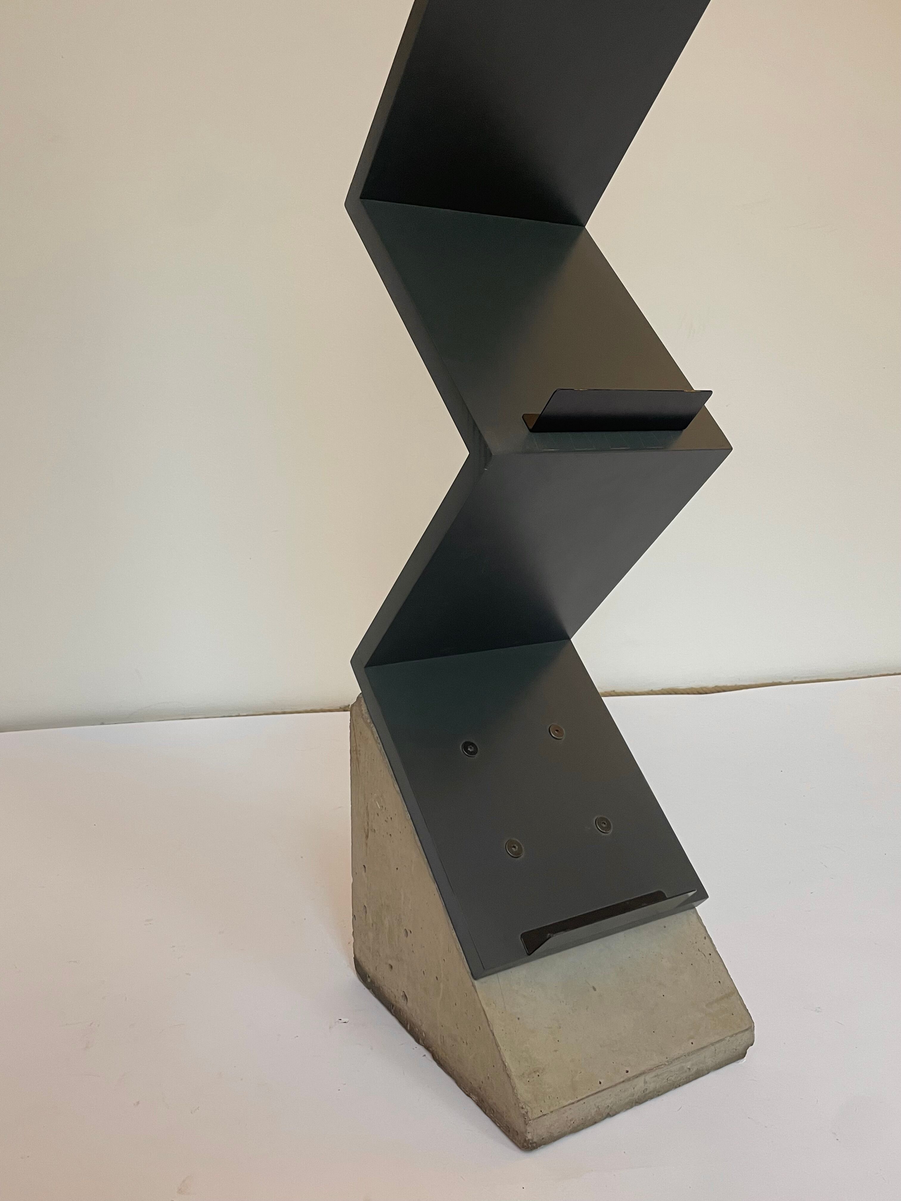 Iconic Concrete Zinc Shelf by Jonas Bohlin