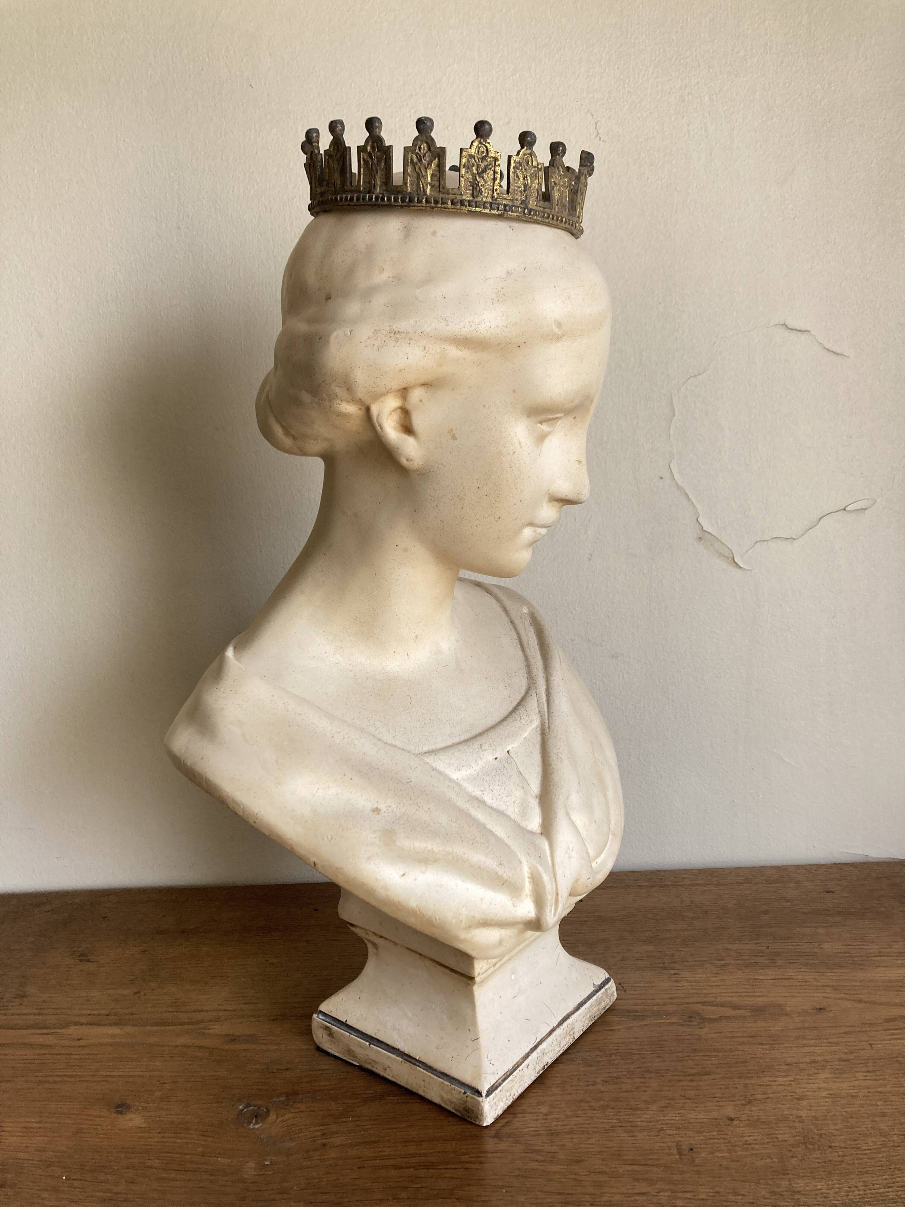 Plaster head known as Wicar, Renaissance Italy 17th century, Louvre Museum
