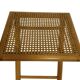 tabouret de table d'appoint vintage style thonet sangles