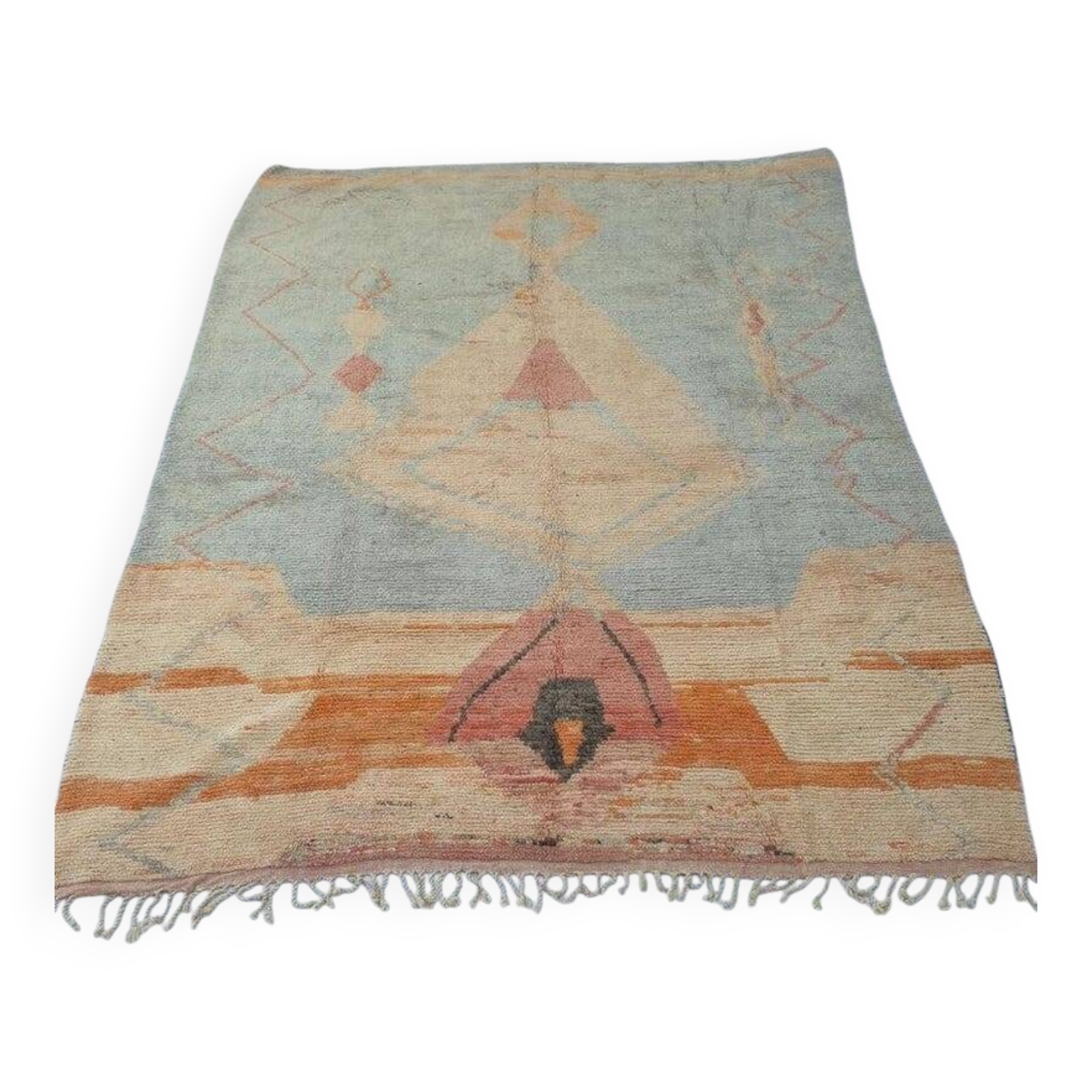 Vintage Moroccan Berber Boujaad rug, 150/250cm