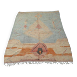 Vintage Moroccan Berber Boujaad rug, 150/250cm