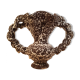 Marius Giuge vase in Vallauris, fat lava ceramic