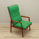 Teak green armchair, Danish design, 1970s, production: Denmark