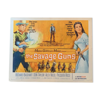 Original poster American vintage movie 1960' popular