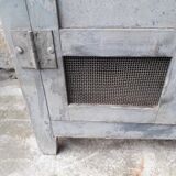 Patinated industrial wardrobe