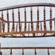 Antique wooden cradle