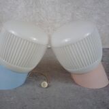 Vintage sconces, "His & Hers" set of 2. Germany 1970/80