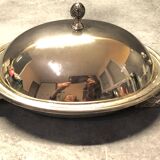 Silver-plated foie gras dome