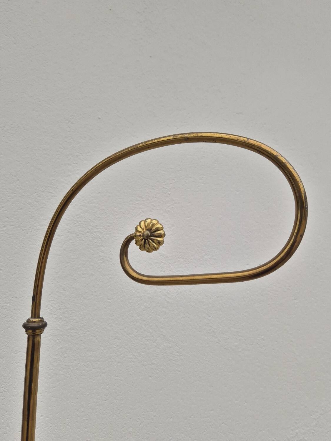 19th century brass rocking cradle from a castle