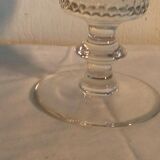 Crystal vase val saint lambert foot shower decor diamond tips