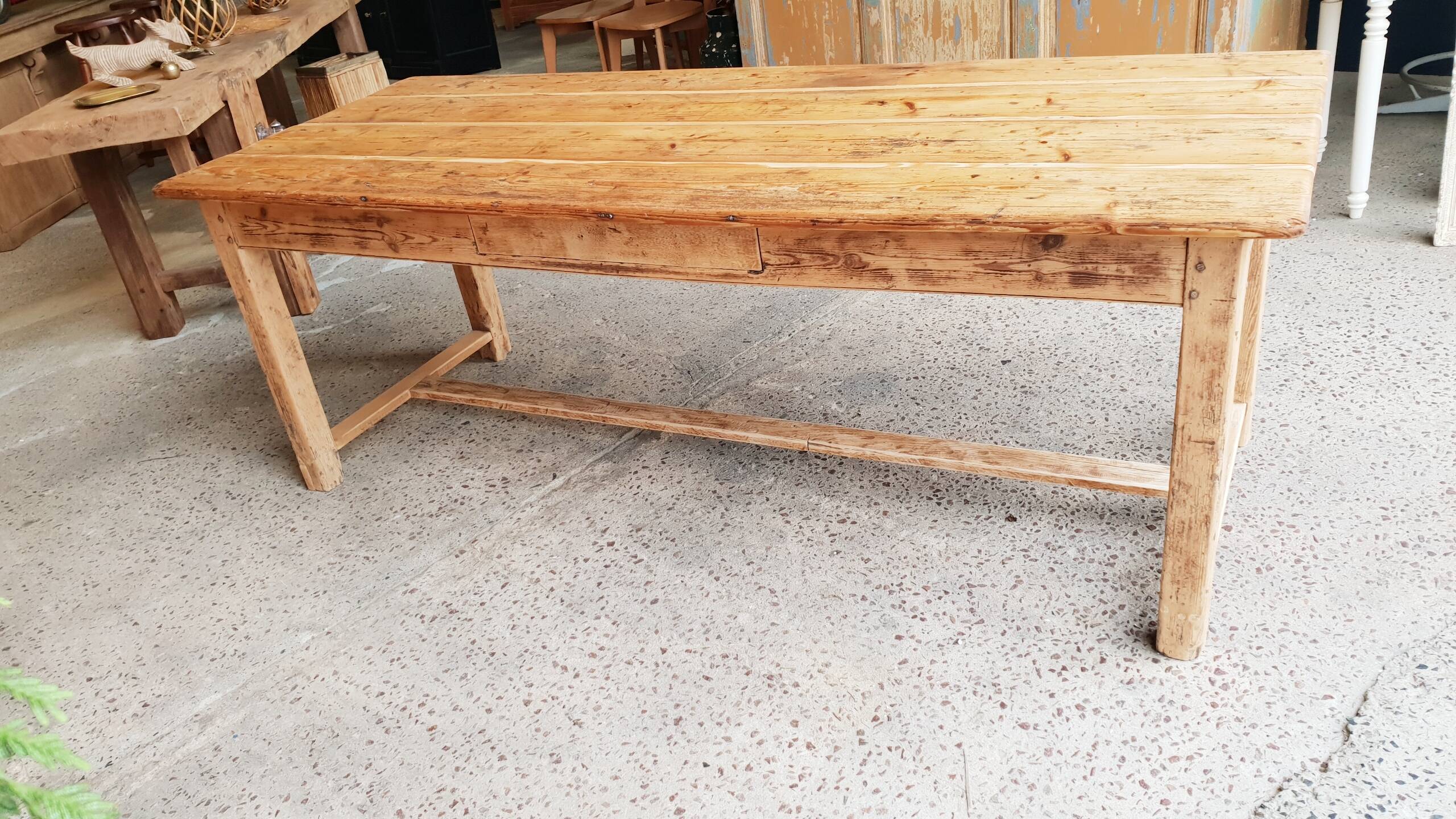 Antique farmhouse table