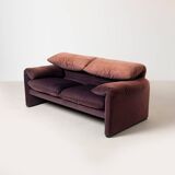 Vico Magistretti Maralunga 2 seater / loveseat for Cassina, Italy, 1980s