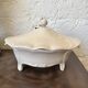 Moustiers earthenware vegetable dish 18th century