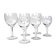 6 chiseled walking glasses