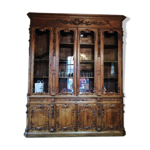 Armoire buffet ancienne vitrée