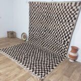 Handmade wool Berber rug 300X195 cm