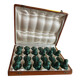 12 green ceramic cutlery holders
