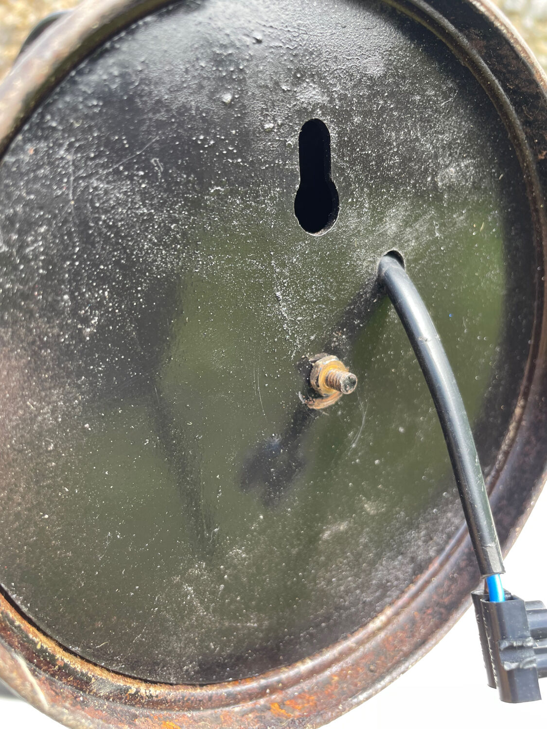 Vintage industrial wall light 1940