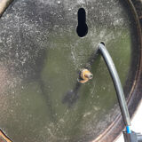 Vintage industrial wall light 1940